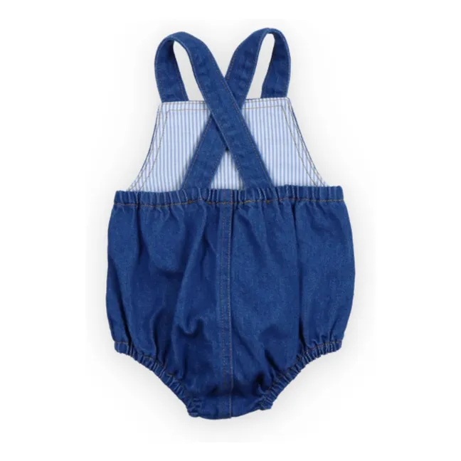 Barboteuse Denim Tulip | Bleu foncé