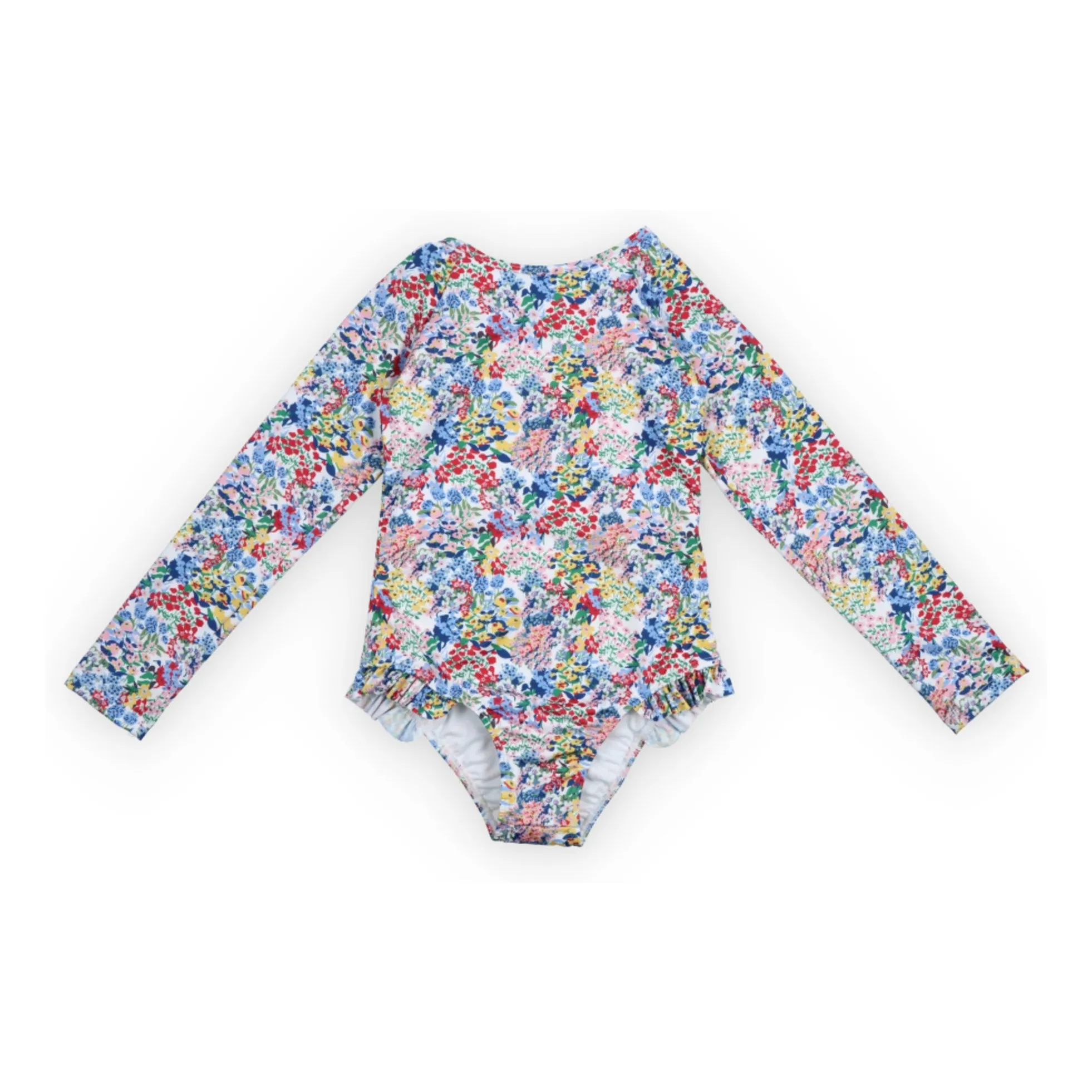 The New Society Blue Verbena Fleuri Swimsuit Recycled Fibers