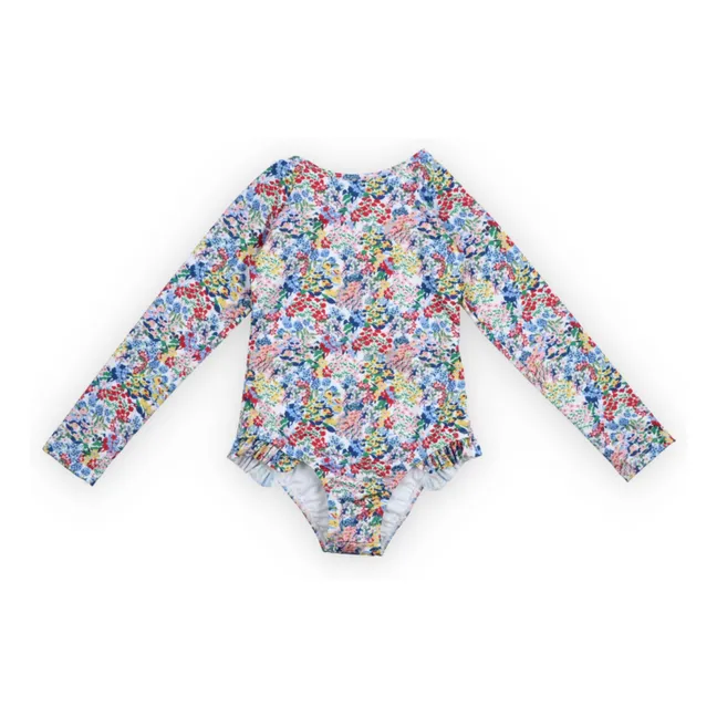 Traje de baño Verbena Fleuri Fibras recicladas | Azul