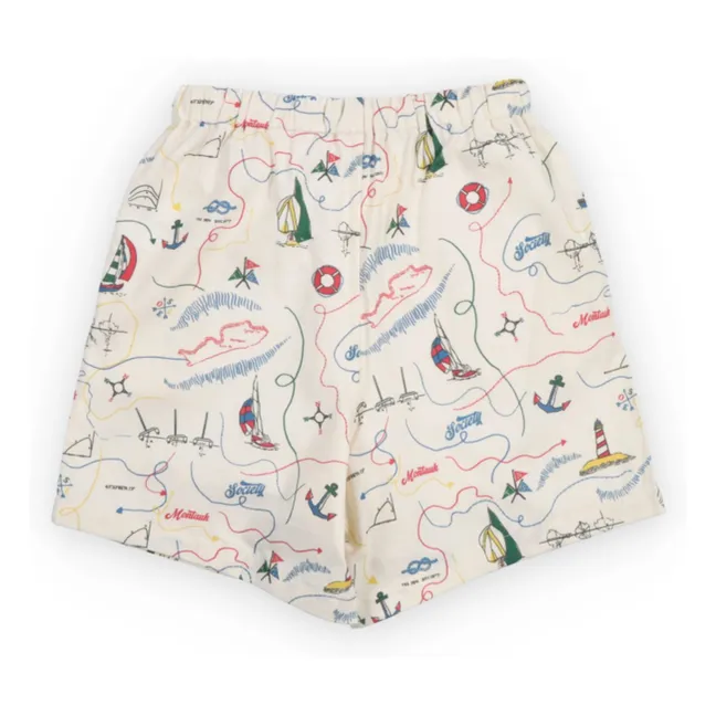 Bermuda Clove Bateaux Coton BCI | Ecru