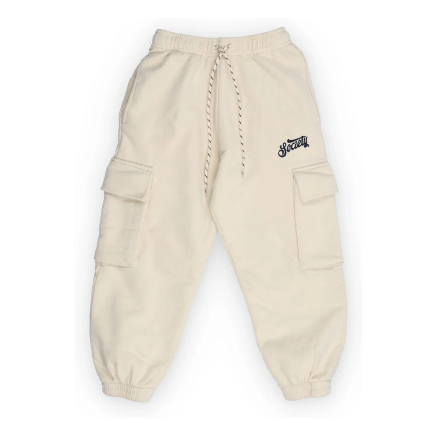 The New Society Ecru Jogger Cargo Finnia