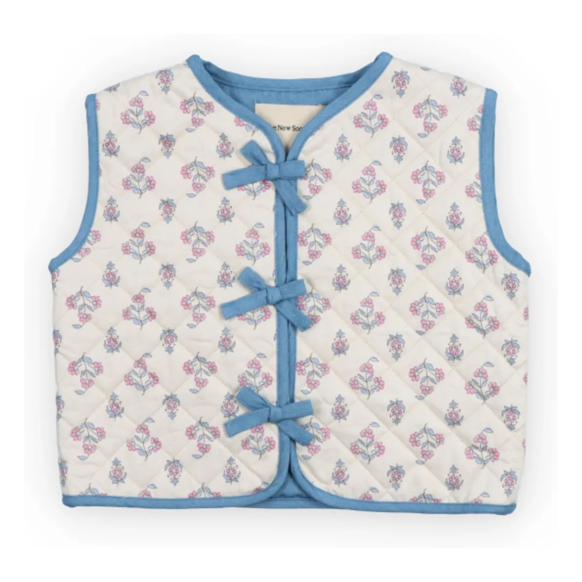Chaleco sin mangas Clavel Floral | Crudo- Imagen del producto n°0