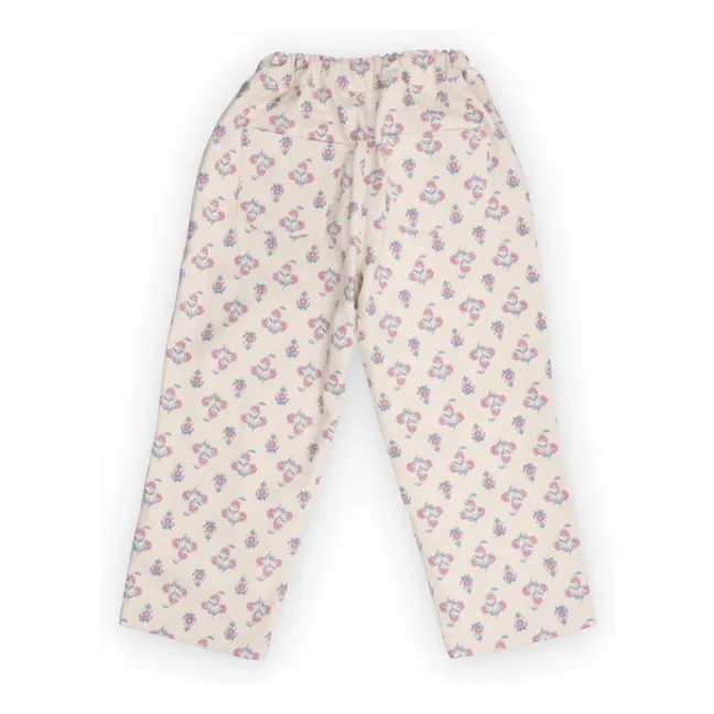 Jean Clavel Fleuri Coton BCI | Ecru