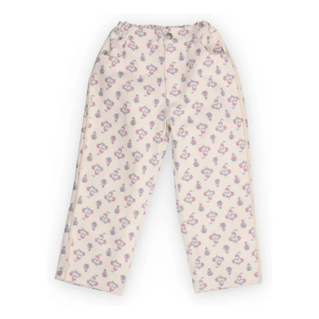 Jean Clavel Fleuri Coton BCI | Ecru
