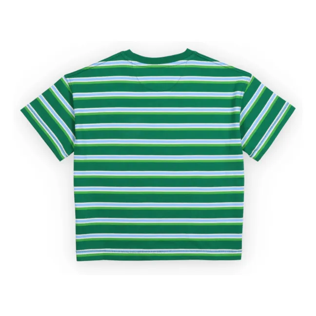 T-shirt Ciclan Rayé | Vert