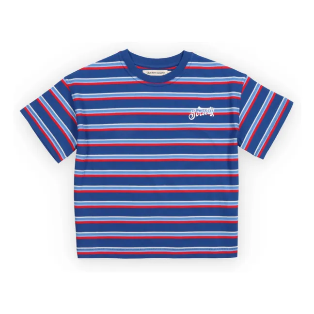 Camiseta Ciclan a rayas | Azul