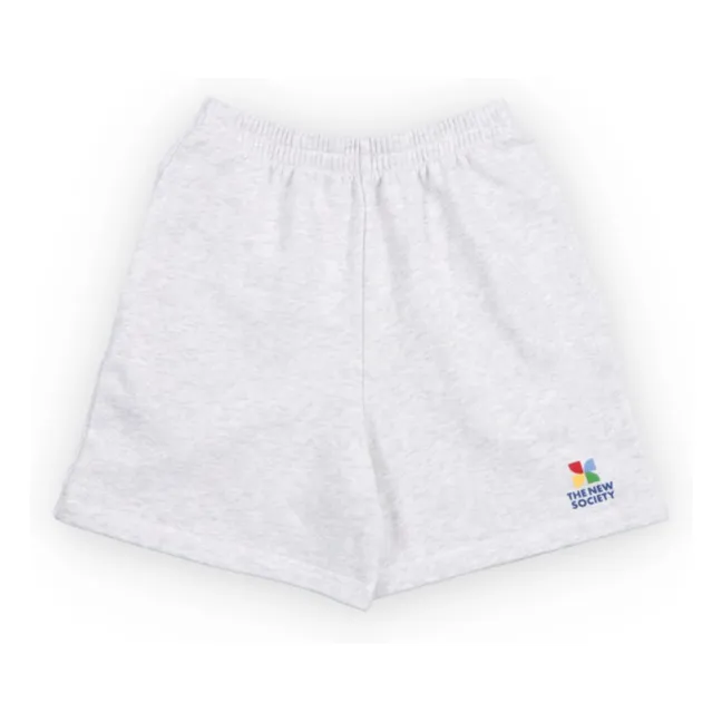 Jogger Shorts TNS Logo | Grau Meliert