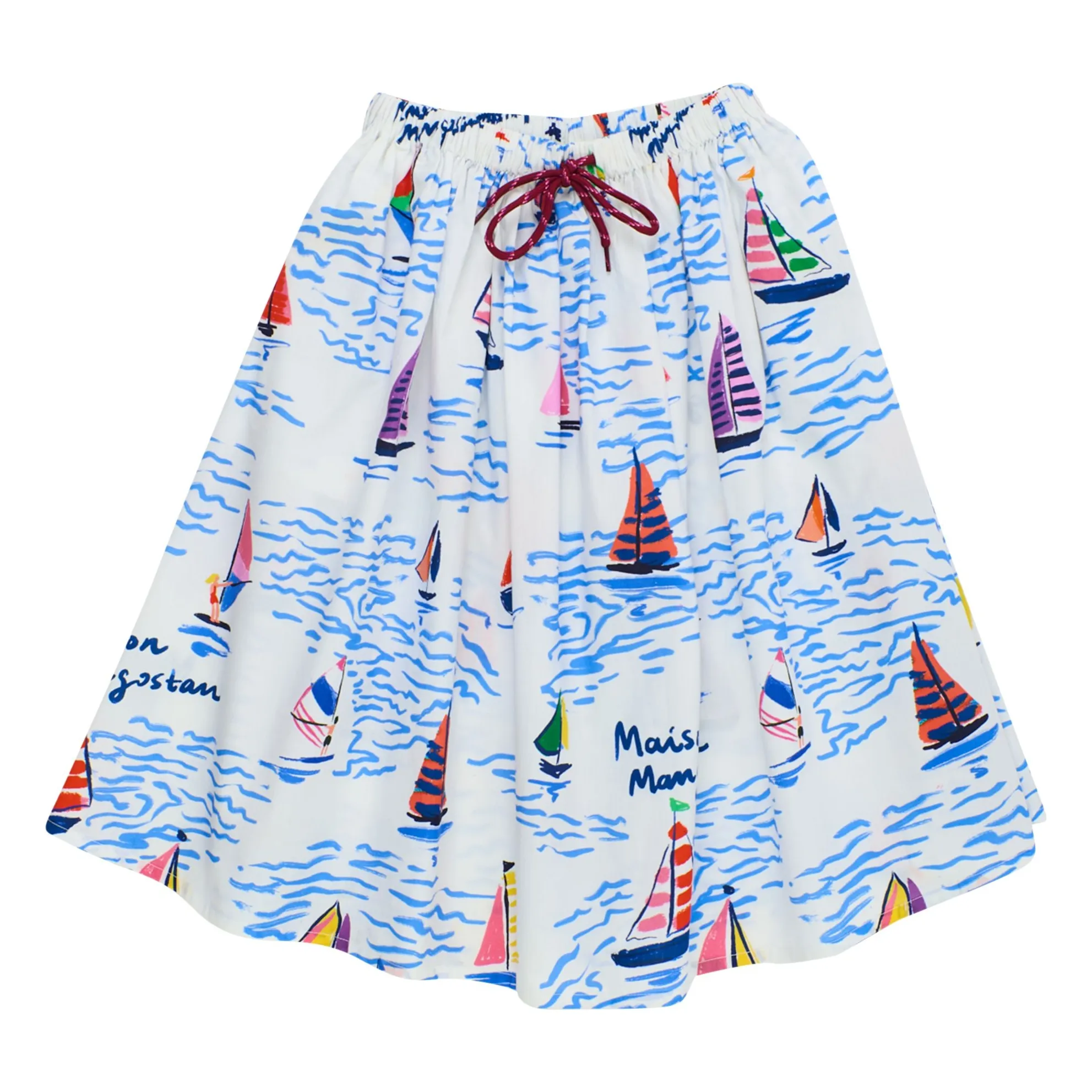 Maison Mangostan White Skirt Veils