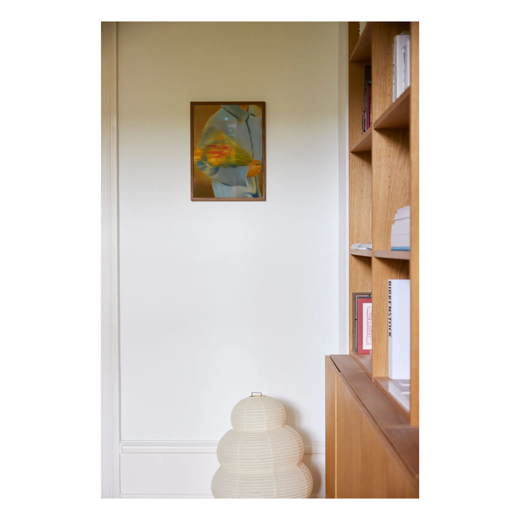 Affiche On The Way Home, Dina Sterbrant | Bleu- Image produit n°1