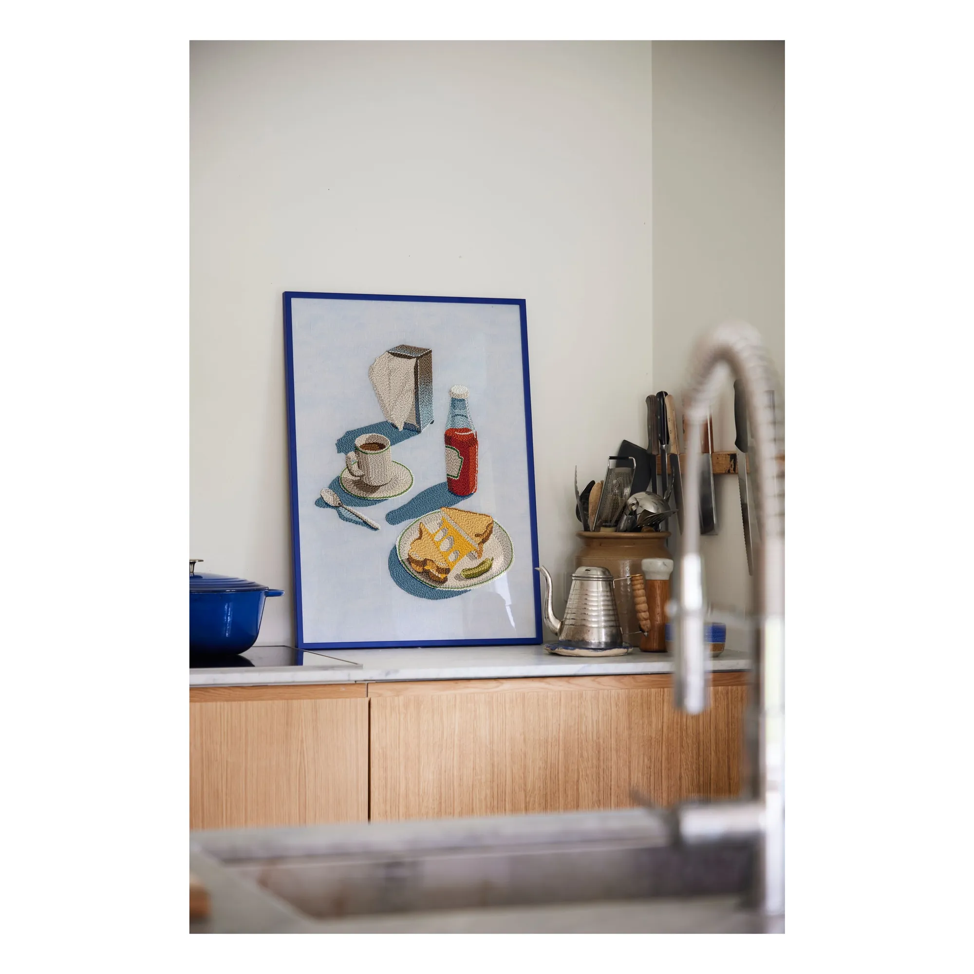Affiche House Special, Adrienna Matzeg | Bleu- Image produit n°1