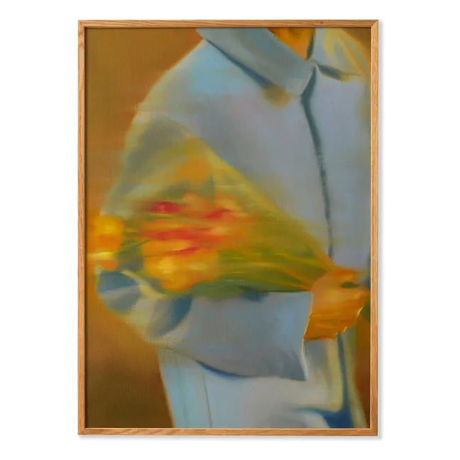 Affiche On The Way Home, Dina Sterbrant | Bleu