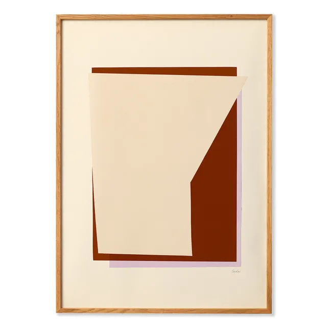 Layered 01 poster, Karolina Székely | Red