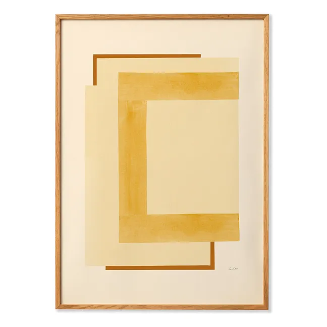 Affiche Connectedness 02, Karolina Székely | Jaune