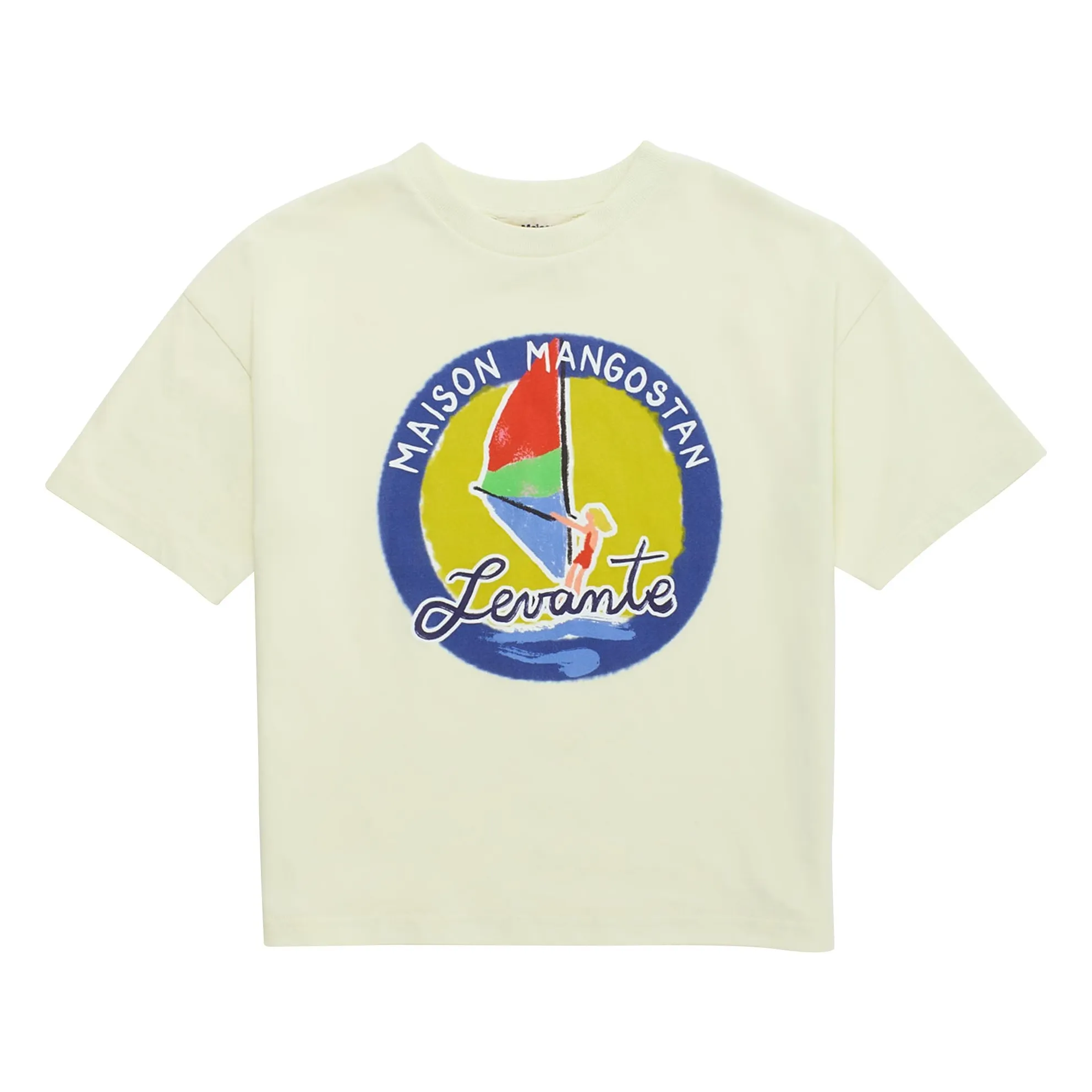 Maison Mangostan Pale Yellow Levante T-Shirt