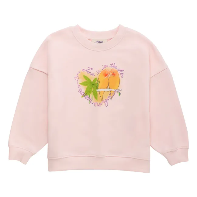 Sudadera Bird | Rosa Pálido