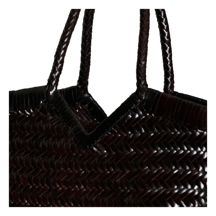 Bolso Monet de piel | Chocolate- Imagen del producto n°3
