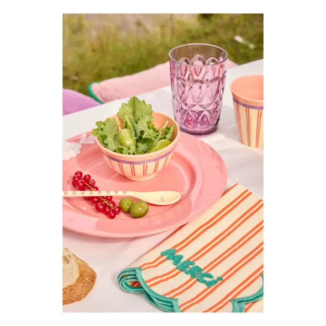 Serviette de table Merci | Orange