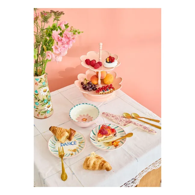 Kuchenständer aus Metall | Rosa