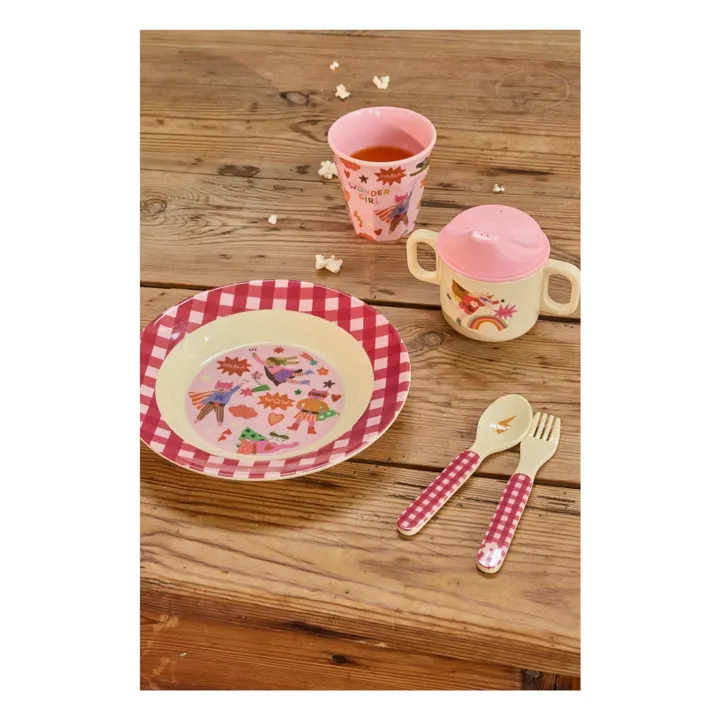 Couverts en mélamine Héro | Rose- Image produit n°1