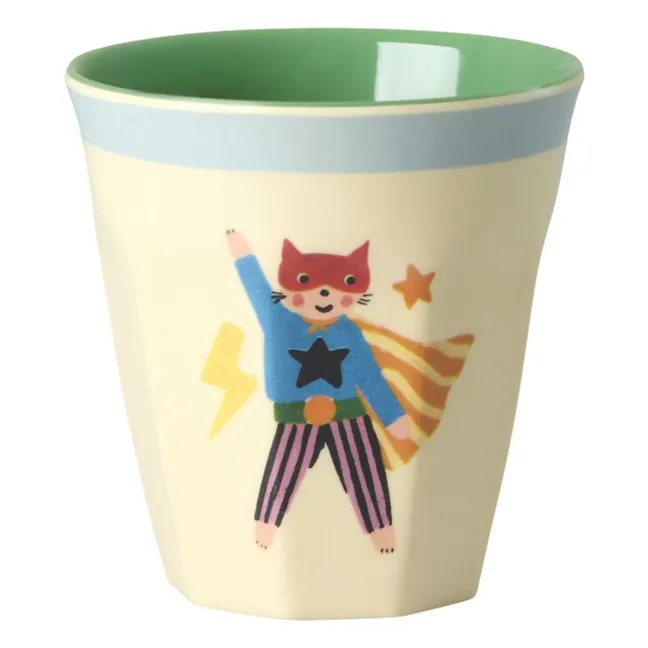 Vasos de melamina Heroes - Lote de 6 | Verde