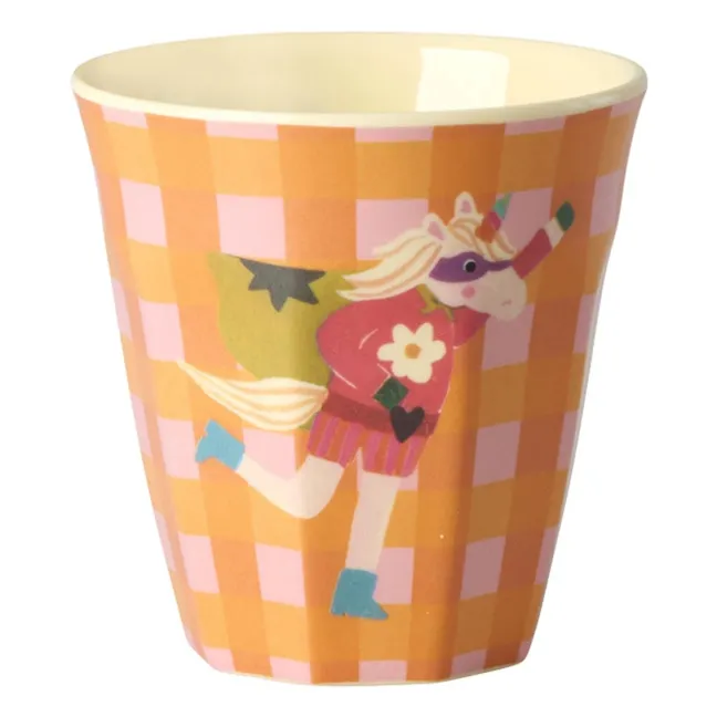 Vasos de melamina Heroes - Lote de 6 | Rosa