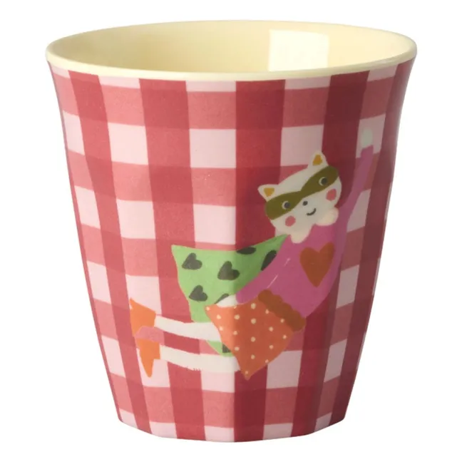 Vasos de melamina Heroes - Lote de 6 | Rosa