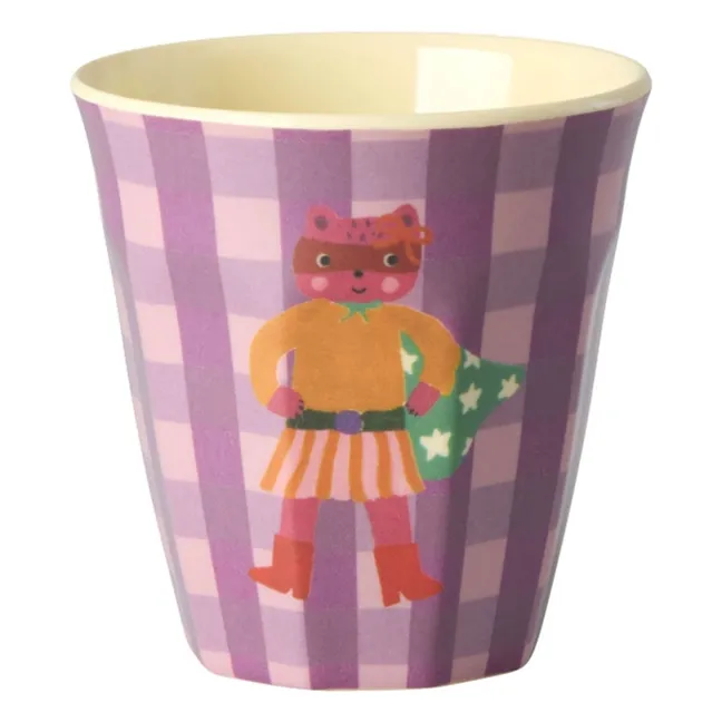 Heroes melamine tumblers - Set of 6 | Pink