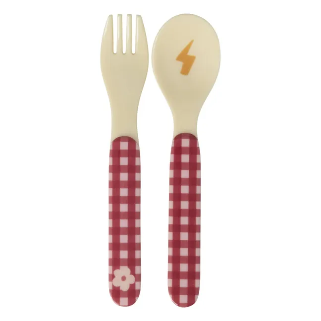 Cubiertos de melamina Héro | Rosa