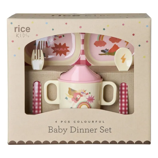 Hero melamine lunch box | Pink