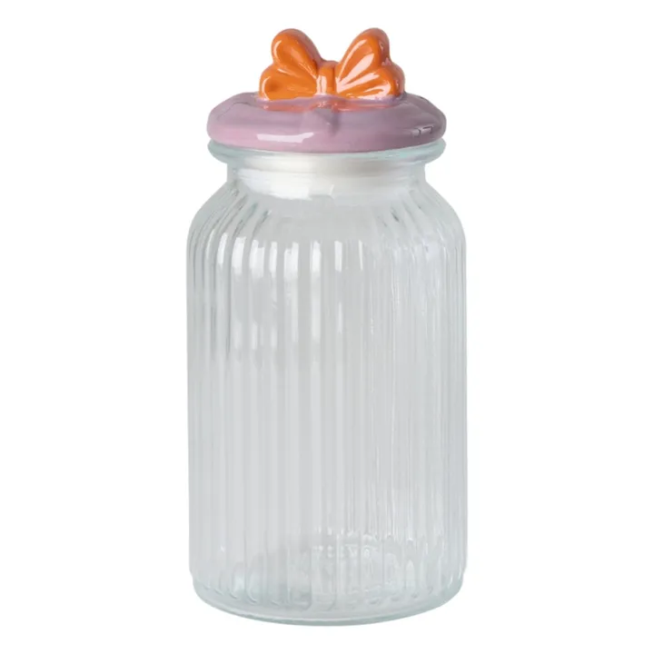 Tarro de cristal Lazo | Verde- Imagen del producto n°3