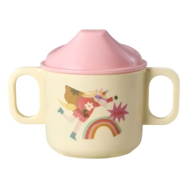 Tasse d'apprentissage Héro | Rose