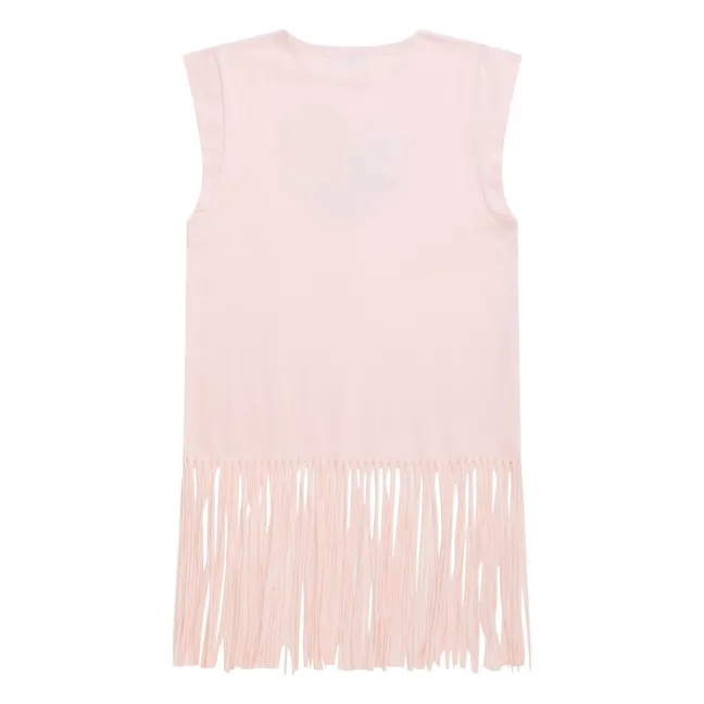 Robe Franges Oiseaux | Rose
