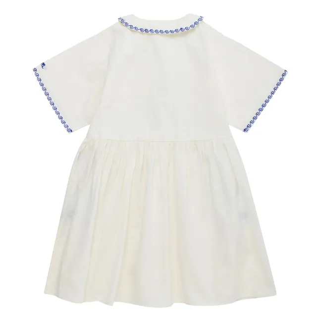 Robe Brodée Voiles | Blanc