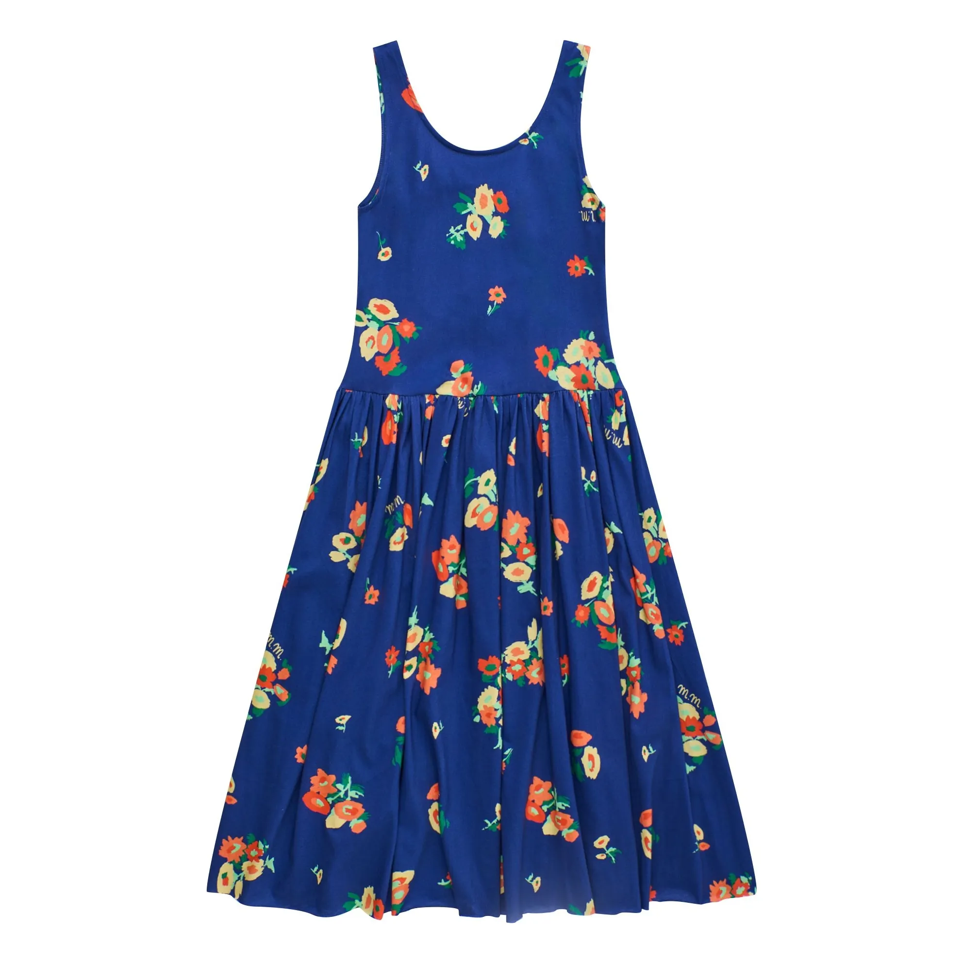 Maison Mangostan Blue Floral Dress
