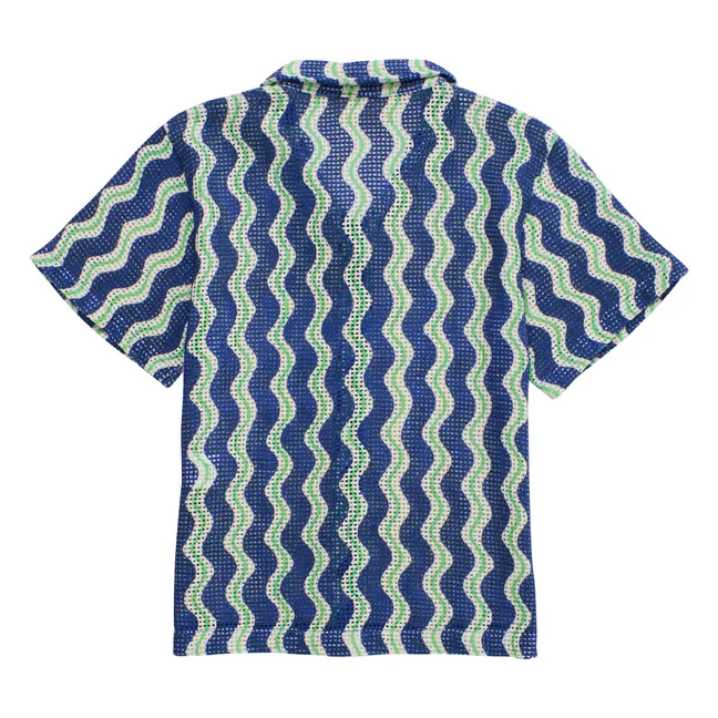 Chemise Vagues | Bleu