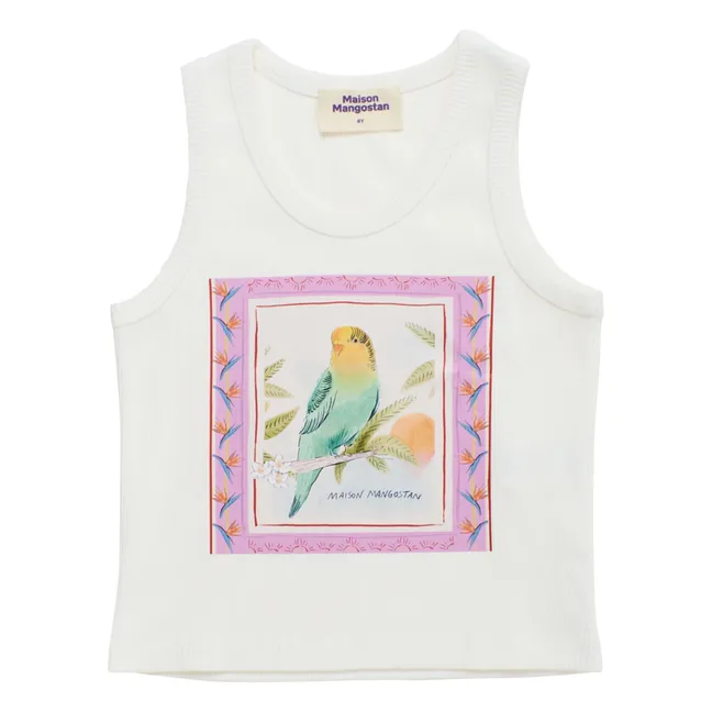 Débardeur Oiseau | Blanc