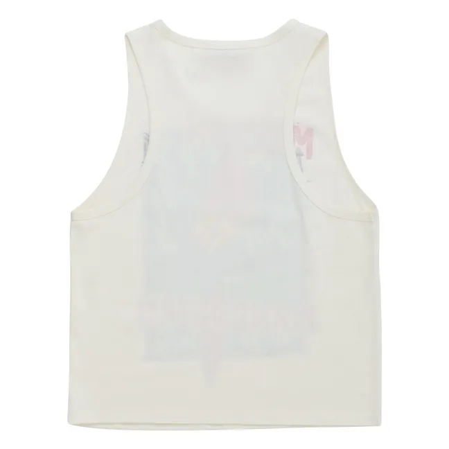 Parrot tank top | White