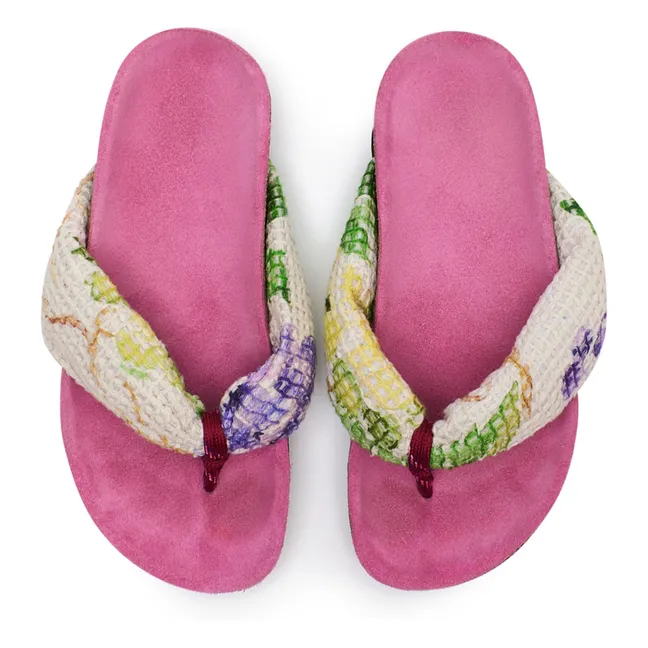 Grape flip-flops | Pink