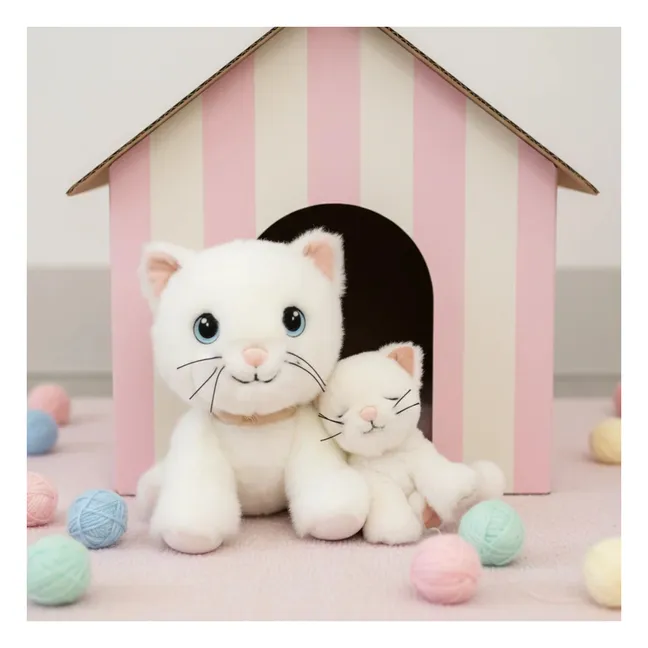 Kiki Kitten Plush | White