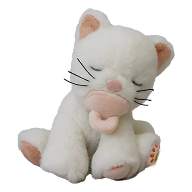 Gattino Kiki Peluche | Bianco