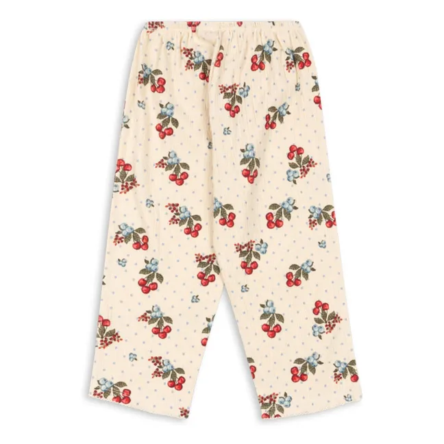 Pantalón Chleo Cereza Algodón Ecológico | Beige