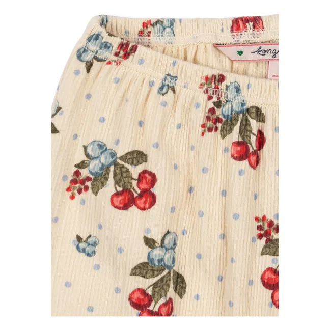 Pantalón Chleo Cereza Algodón Ecológico | Beige