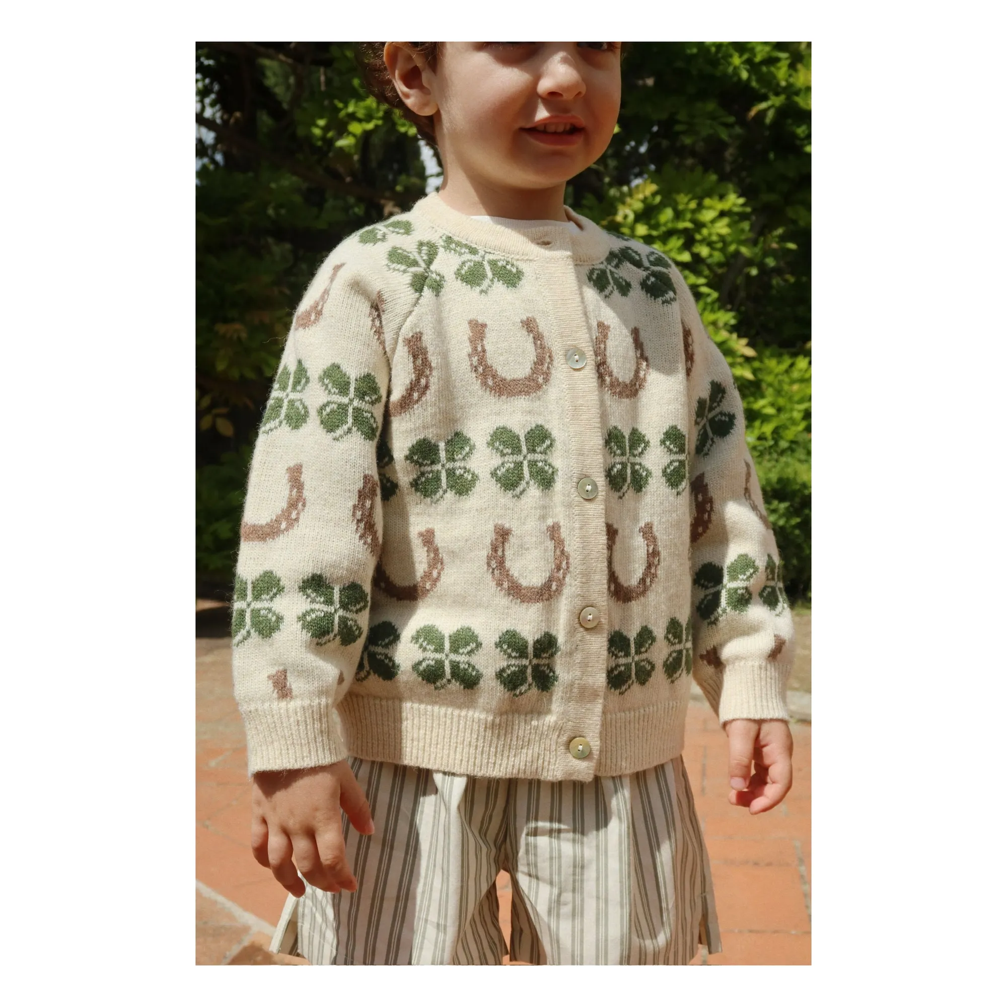 Gilet Belou Chance Laine | Beige- Image produit n°1