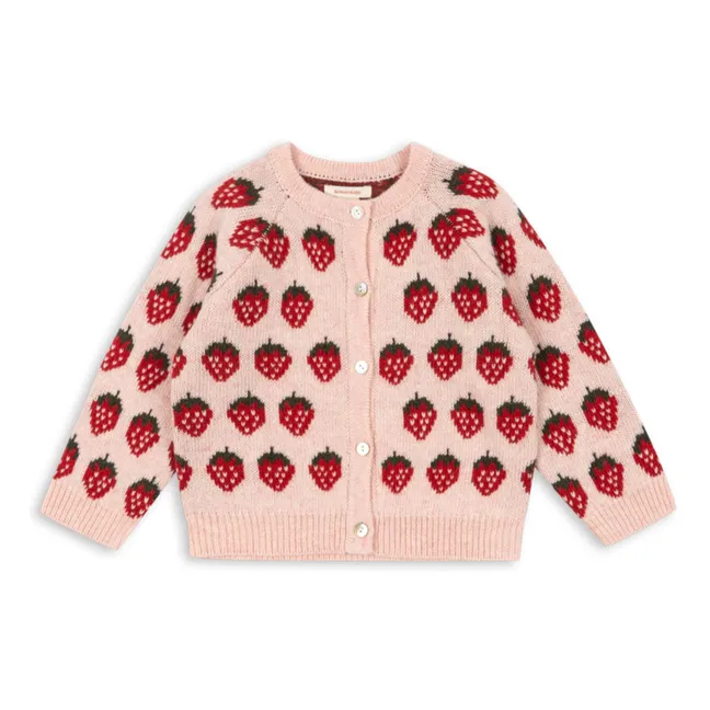 Belou Strawberry Wool Vest | Pink