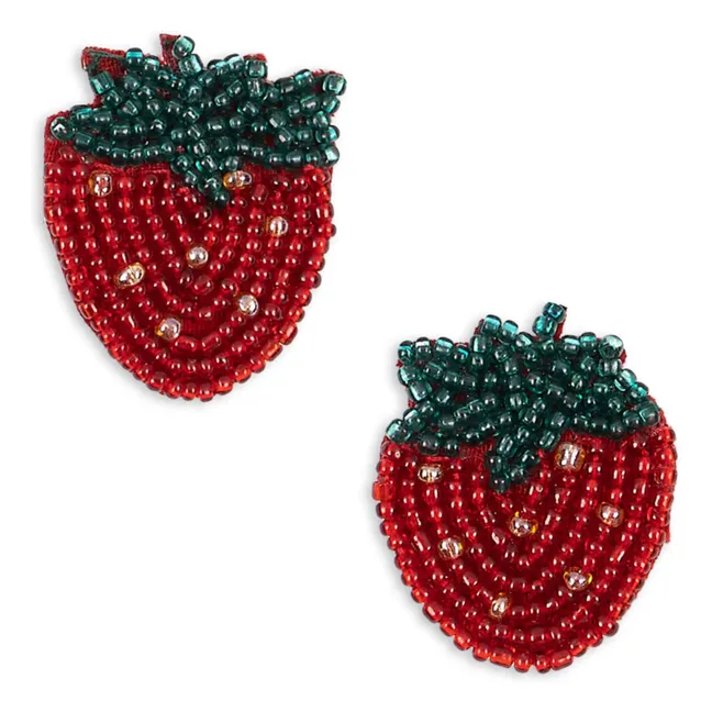 Set of 2 Strawberry Bars | Red
