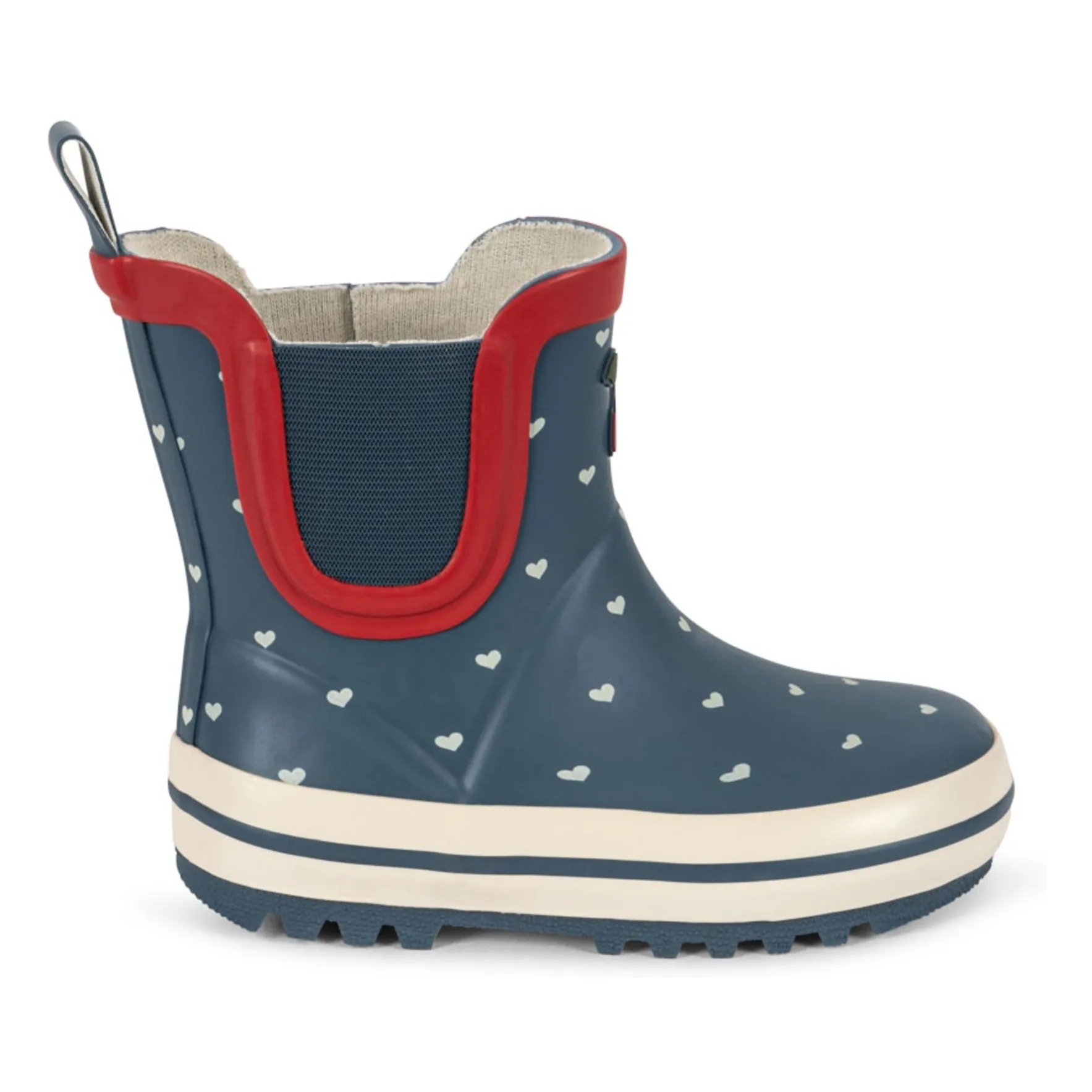 Bottes de Pluie Roi Cœurs | Bleu foncé- Image produit n°0
