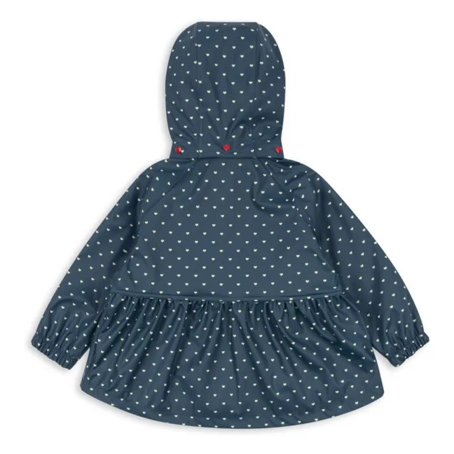 Rainy Coeurs waterproof jacket | Dark Blue