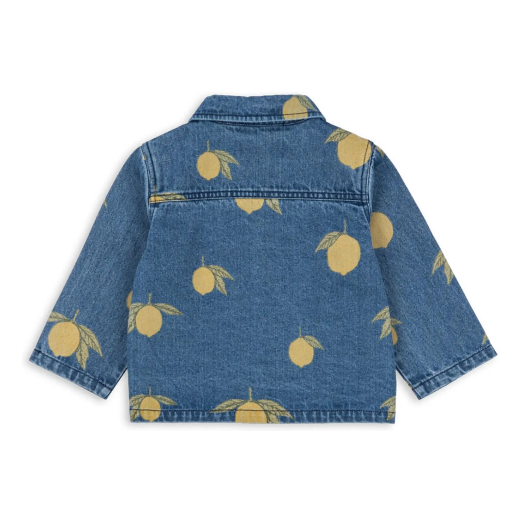 Veste Denim Magot Citrons Coton Bio | Bleu- Image produit n°1