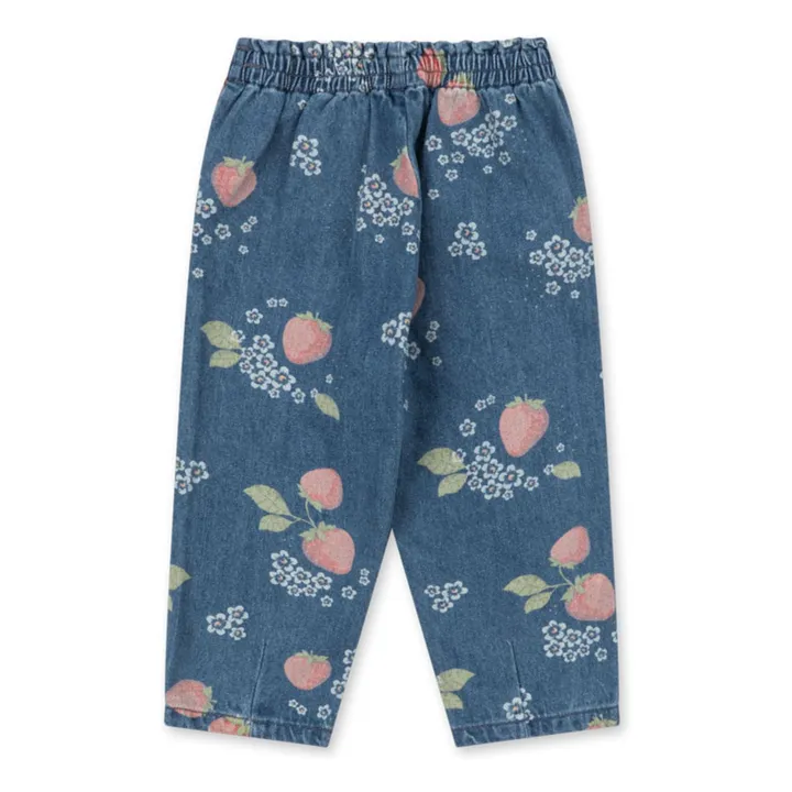Vaqueros Magot Strawberry de algodón ecológico | Azul- Imagen del producto n°0