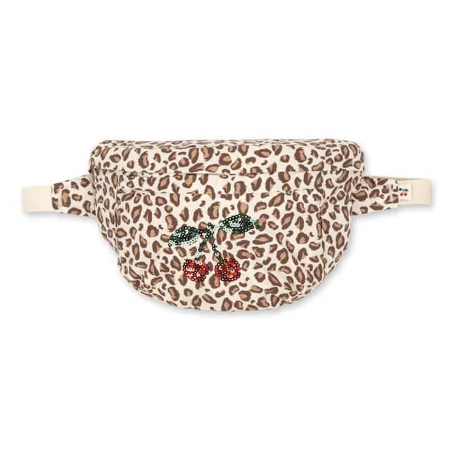 Sequins Leopard Bag | Brown